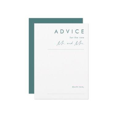 Dusty Boho | Green Wedding Advice Card