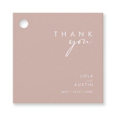 Dusty Boho | Rose and Purple Thank You Favor Tags