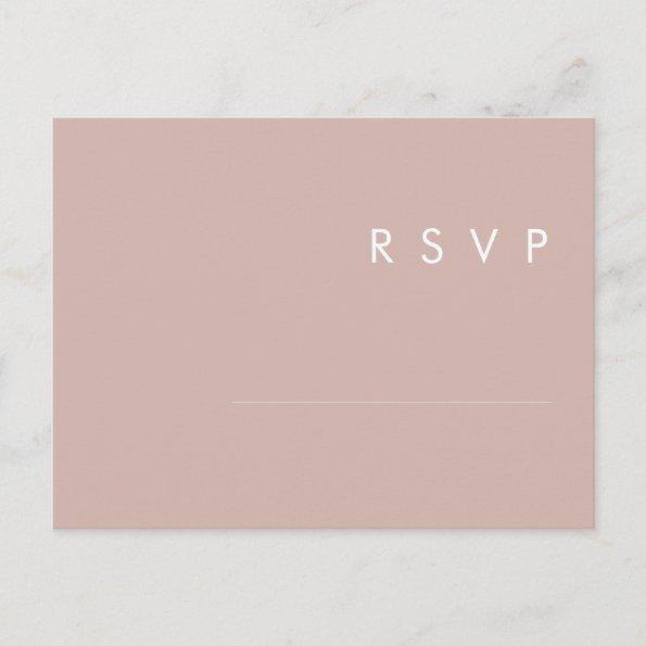 Dusty Boho | Rose and Purple Wedding RSVP PostInvitations