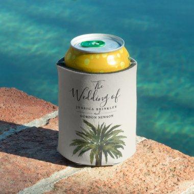 Dusty Palms | Wedding Program Sand Can Cooler