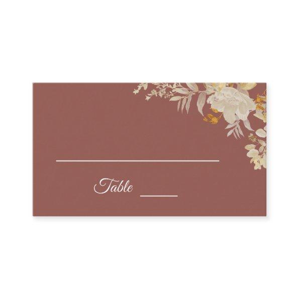 Dusty Rose Autumn Boho Wedding Place