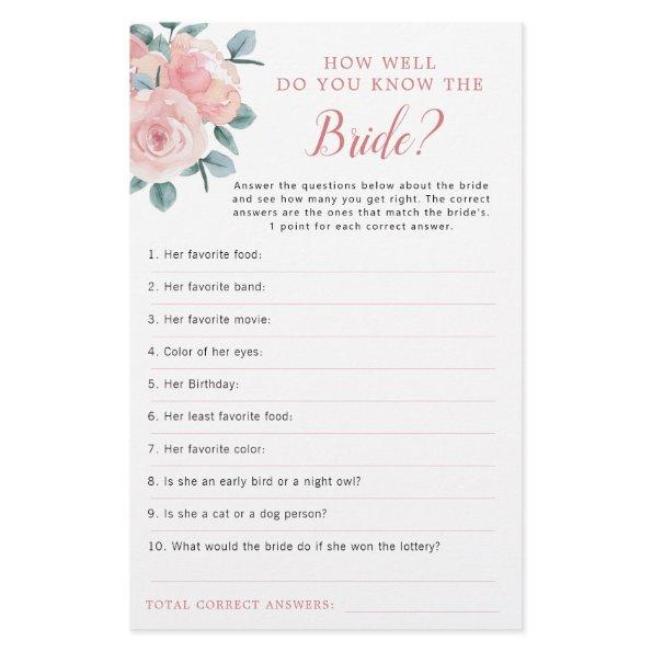 Dusty Rose Eucalyptus Floral  Game