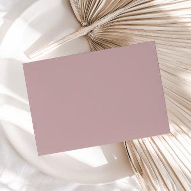 Dusty Rose Mauve Pink Modern Bridal Shower Wedding Envelope