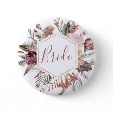 Dusty Rose Mother of the Bride Button