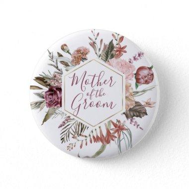 Dusty Rose Mother of the Groom Button