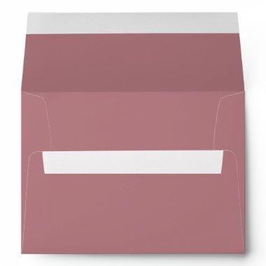 Dusty Rose Pink Wedding Chic Elegant Wedding Envelope