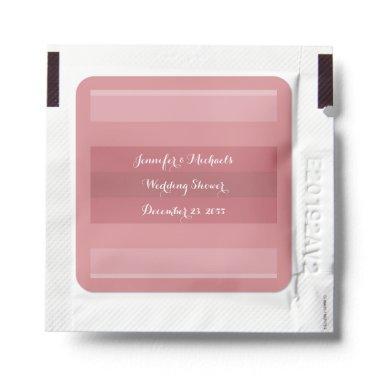 Dusty Rose Wedding Shower, Anniversary Party Hand Sanitizer Packet