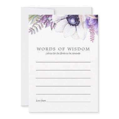 Dusty Violet Floral  Advice