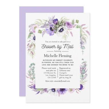 Dusty Violet Floral  by Mail