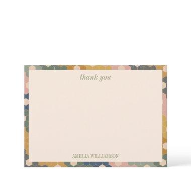 Earthy Boho Vintage  Personalized Thank You