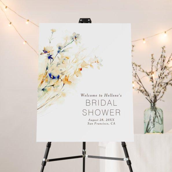 Earthy Flowers Welcome Sign for Any Event