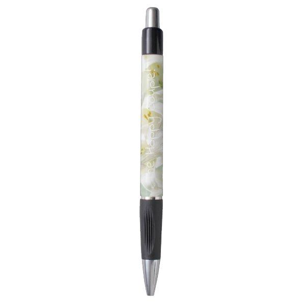 Easter lilies bridal shower pen