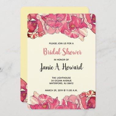 Easy Floral Event Invitations Template