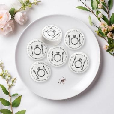 Eat Drink and Be Married Diamond Wedding Ring Chocolate Covered Oreo