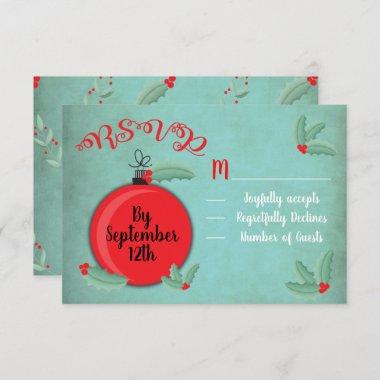 Eat Drink and Be Married RSVP response Invitations
