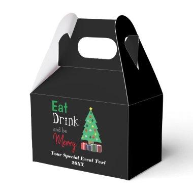 Eat, Drink, and be Merry Favor Boxes