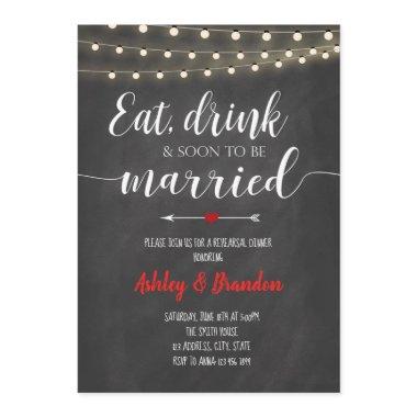 Eat drink n soon to be married