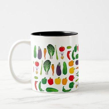 Eat Your Veggies Multi-Vegetable Coffee Mug