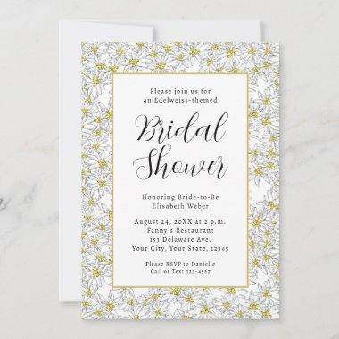 Edelweiss Sound of Music Unique Bridal Shower Invitations