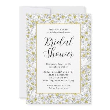 Edelweiss Sound of Music Unique Bridal Shower Invitations