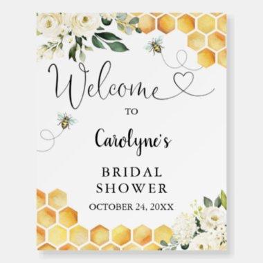 Editable Bride to Bee Bridal Shower Welcome Sign