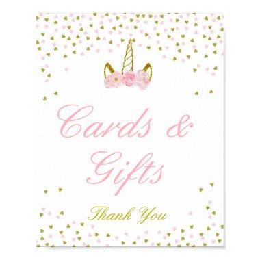 Editable Cards and Gifts Sign Printed