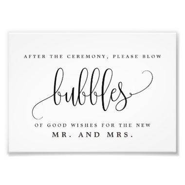 Editable COLOR and SIZE Bubbles Sign LCC
