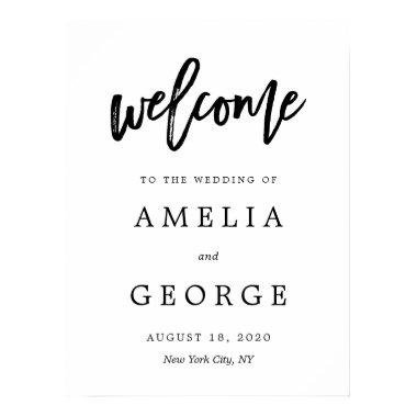 Editable COLOR and SIZE Welcome Sign BCC