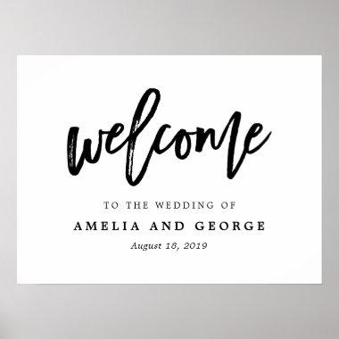 Editable COLOR and SIZE Welcome Sign BCC