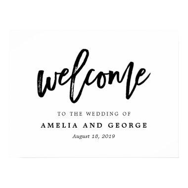 Editable COLOR and SIZE Welcome Sign BCC