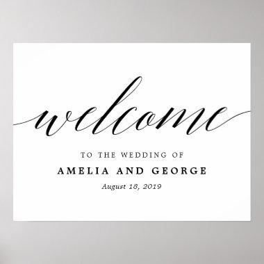 Editable COLOR and SIZE Welcome Sign MSC