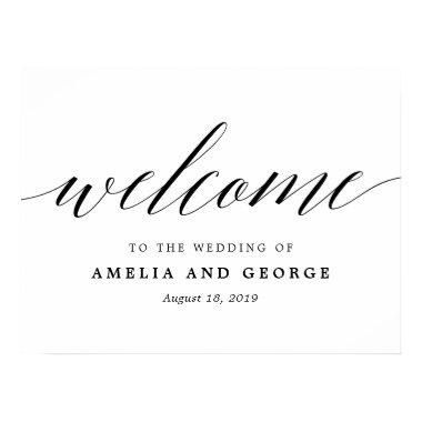 Editable COLOR and SIZE Welcome Sign MSC