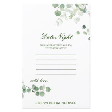 Editable Date Night Invitations Bridal Shower Game