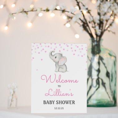 Editable Elephant Party, Baby Shower Welcome Sign