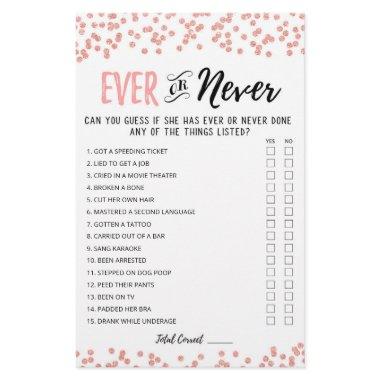 Editable Ever or Never  game