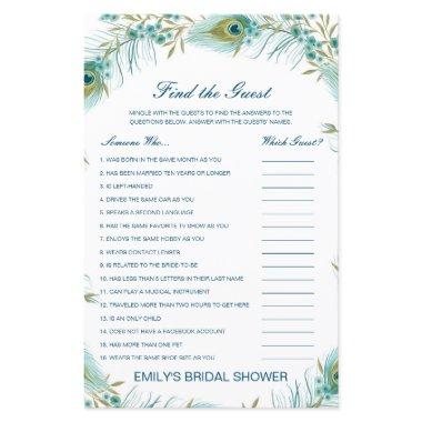 Editable Find the Guest Bridal Shower Game