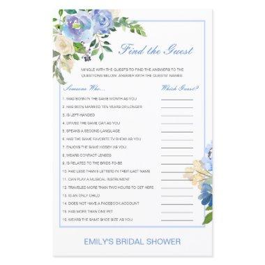 Editable Find the Guest Bridal Shower Game