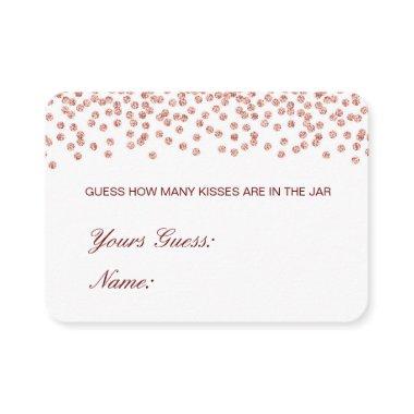 Editable Guess How Many Kisses, Candies