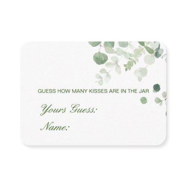 Editable Guess How Many Kisses, Candies Invitations