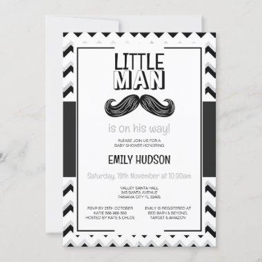Editable Little Man Invitations