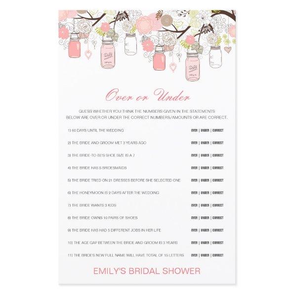 Editable Over or Under  Game