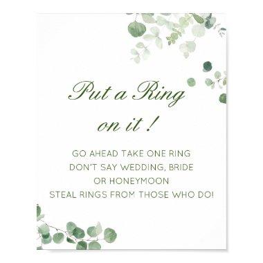 Editable Put a Ring on it  Game Poste Poster