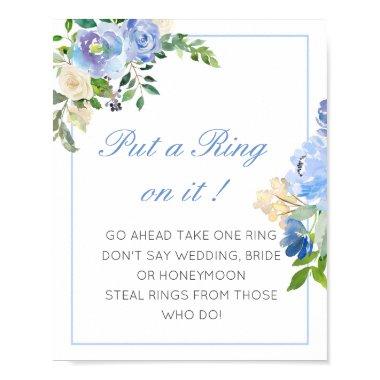 Editable Put a Ring on it Bridal Shower Game Poste Poster