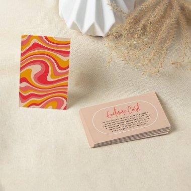 Editable Retro Groovy Hippie Modern  Enclosure