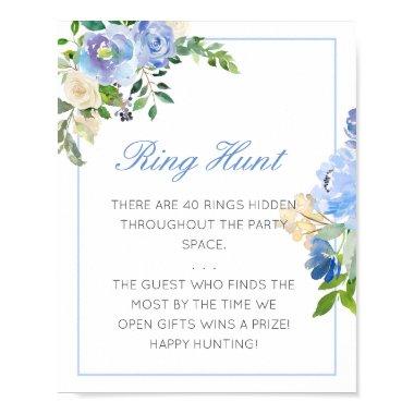 Editable Ring Hunt Bridal Shower Game Poster