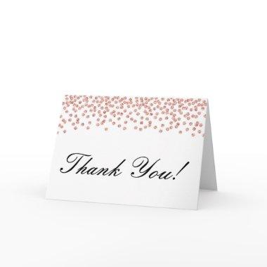 Editable Rose Gold Thank You