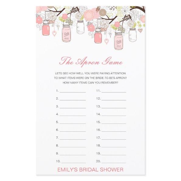 Editable The Apron Game  Game