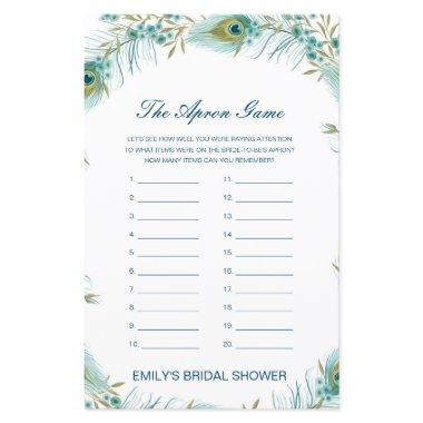 Editable The Apron Game Bridal Shower Game