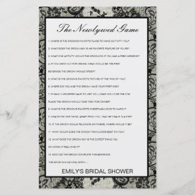 Editable The Newlywed Game, Who Knows Couple