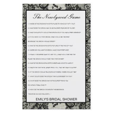 Editable The Newlywed Game, Who Knows Couple